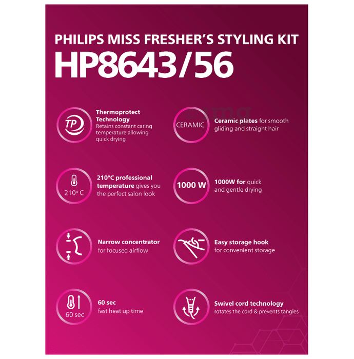 Philips miss store fresher's styling kit