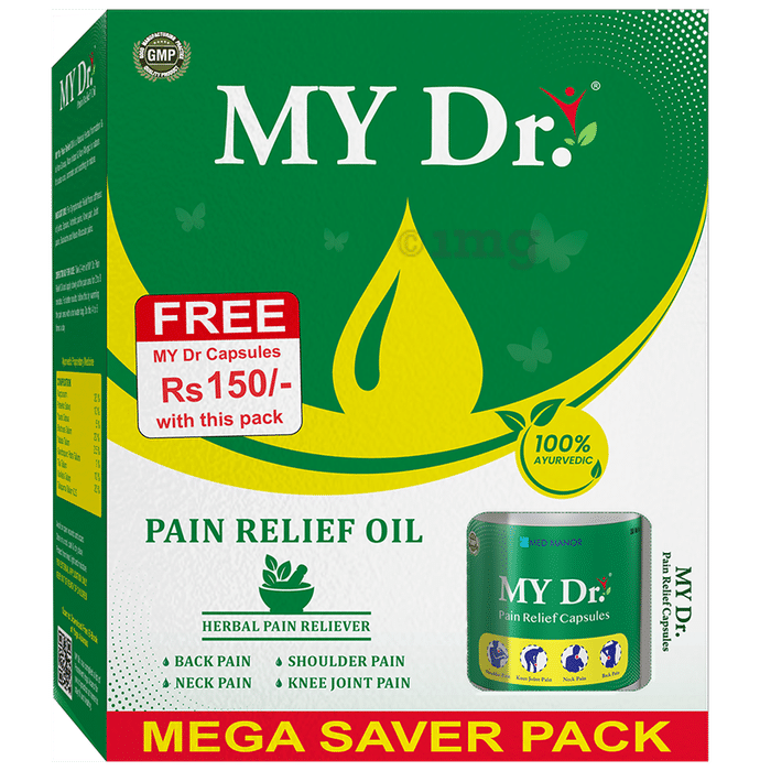 MY Dr Pain Relief Oil with My Dr Pain Relief 30 Capsule Free