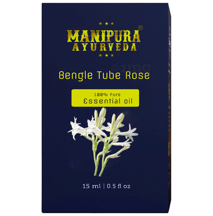 Manipura Ayurveda 100% Pure Essential Oil Bengal Tube Rose