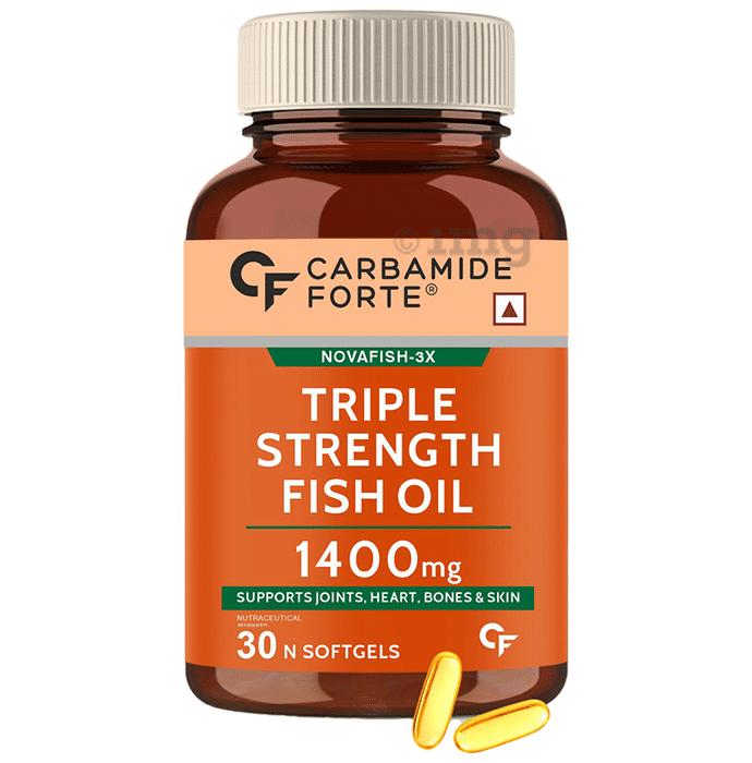 Carbamide Forte Triple Strength Fish Oil 1400mg Capsule