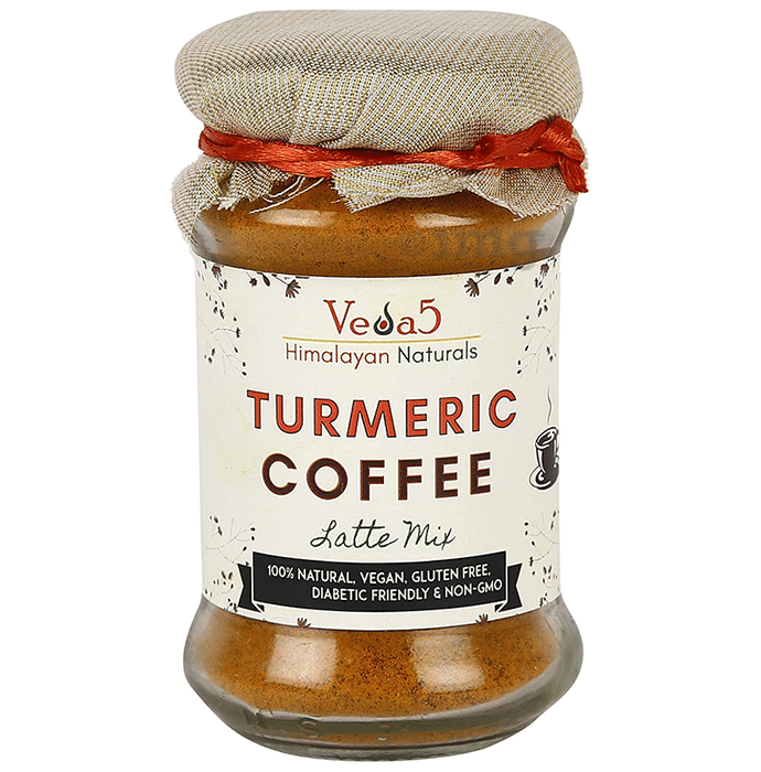 Veda5 Turmeric Coffee Latte Mix Powder