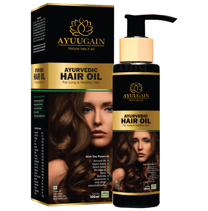 Ayuugain Ayurvedic Hair Oil Buy pump bottle of 100 ml Oil at best