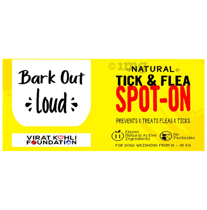 Bark Out Loud Natural Tick & Flea Spot-On for Dogs Weighing More than