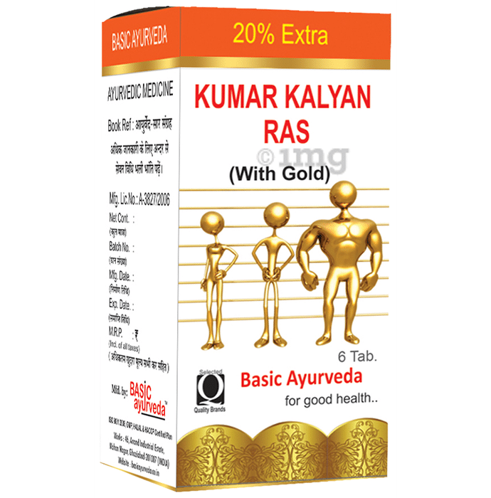Basic Ayurveda Kumar Kalyan Ras with Gold & Pearl