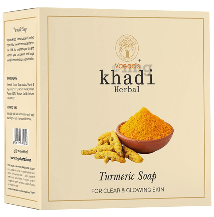 Vagad's Khadi Herbal Soap Turmeric