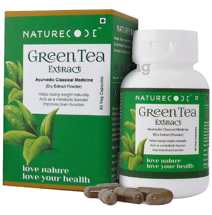 Nature Code Green Tea Extract Veg Capsule