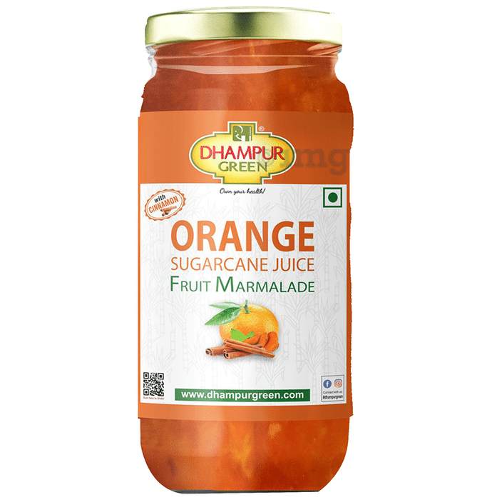 Dhampur Green Orange Sugarcane Juice Fruit Marmalade with Cinnamon
