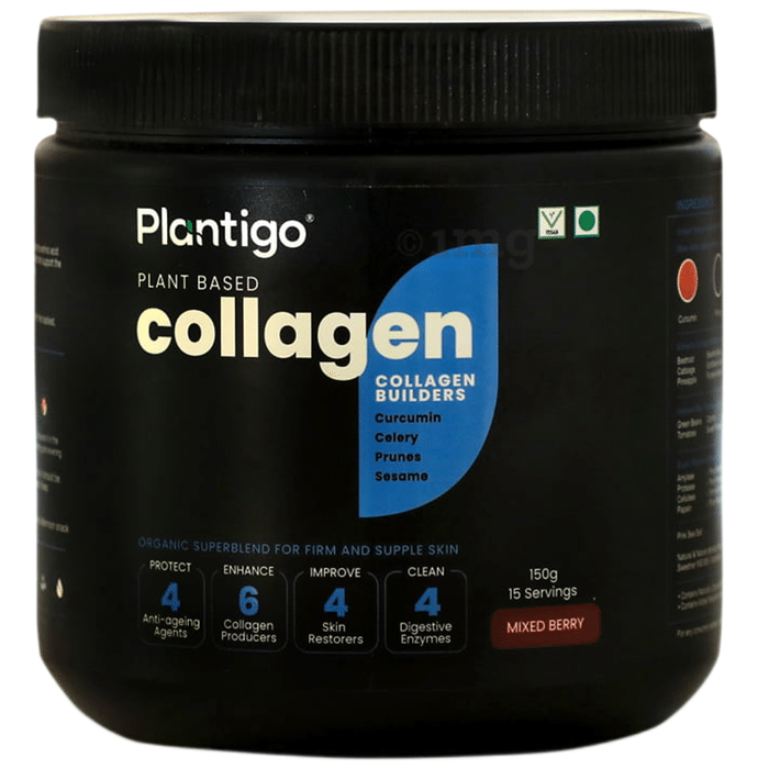 Plantigo Plant Based Collagen Powder Mixed Berry