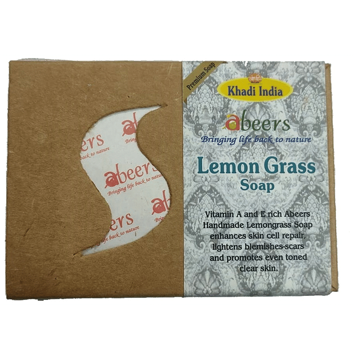 Khadi India Abeers Premium Lemongrass Soap