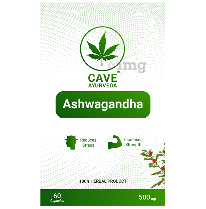 Cave Ayurveda Ashwagandha 500mg Capsule