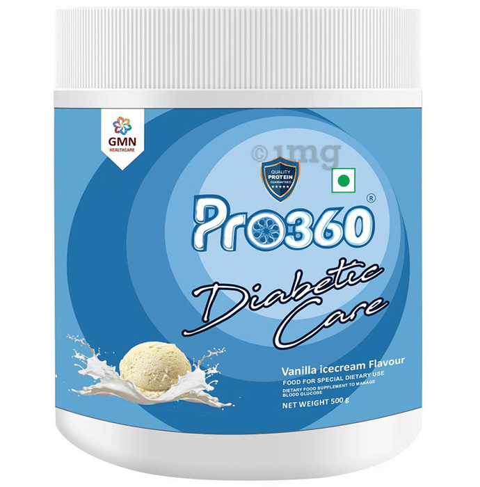 Pro360 Diabetic Care Protein | Flavour Vanilla & Ice Cream