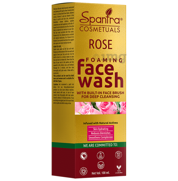 Spantra Rose Foaming Face Wash