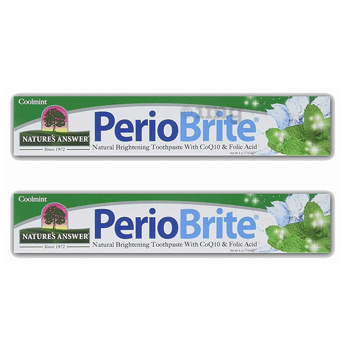 Nature's Answer Perio Brite Toothpaste (113.4gm Each) Cool Mint