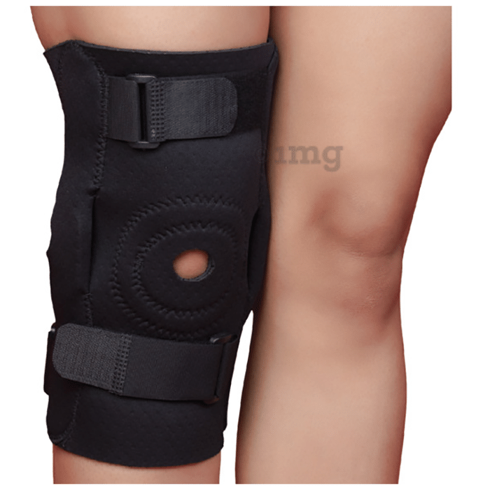 Med-E-Move Hinged Knee Wrap Neoprene Large