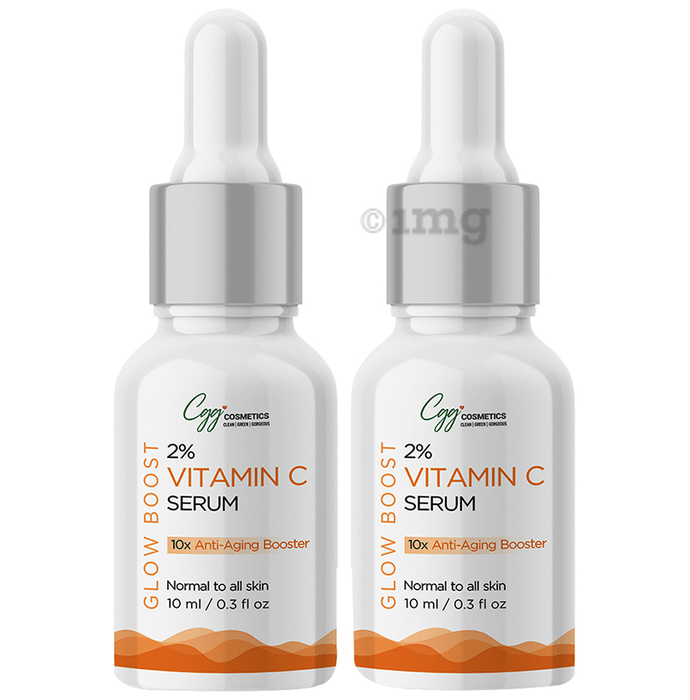 CGG Cosmetics Glow Boost 2% Vitamin C Serum (10ml Each)