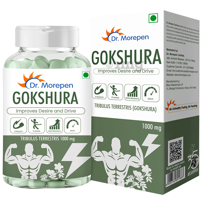 Buy Gokshura Tablets  Buy Gokshura Mens Wellness by DrMorepen Online
