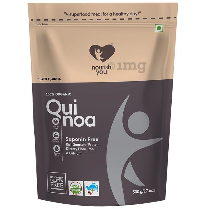 Nourish You Organic Black Quinoa Seeds
