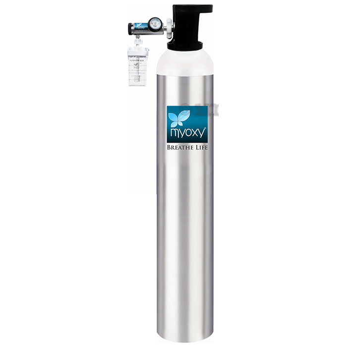 MyOxy Light Weight Oxygen Cylinder 1500 Litres with Humidifier