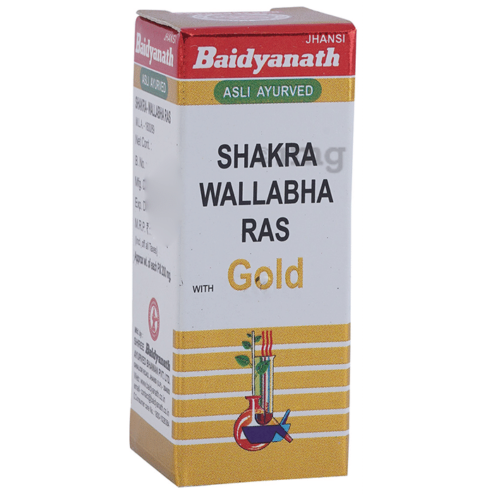 Baidyanath (Jhansi) Shakra Wallabha Ras with Gold Powder