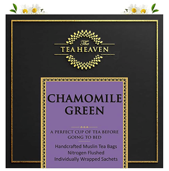 The Tea Heaven Chamomile Green Tea Bag (6.5gm Each)