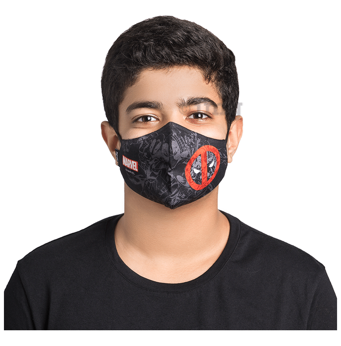 Airific Marvel Deadpool Badge Face Mask Medium