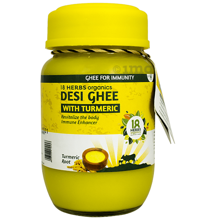 18 Herbs Organics Desi Ghee with Turmeric