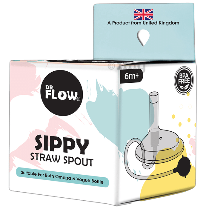 Dr. Flow DF9011 Sippy Straw Spout 6m+ Nipple