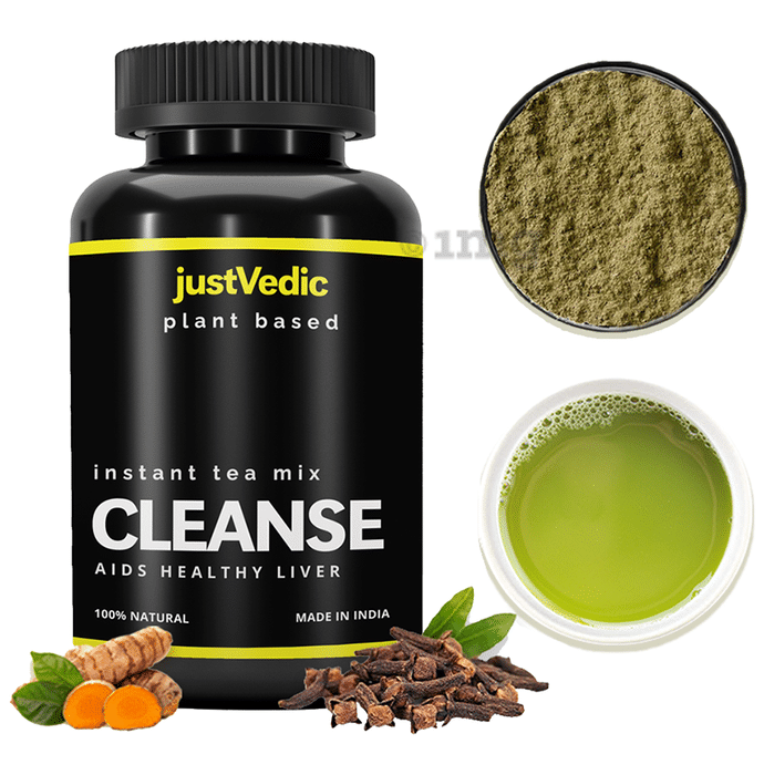 Just Vedic Plant Based Instant Tea Mix Cleanse Aids Healthy Liver