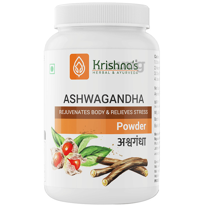 Krishna's Herbal & Ayurveda Ashwagandha Powder Buy bottle of 100.0 gm
