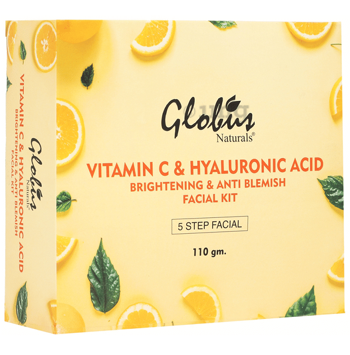 Globus Naturals Vitamin C & Hyaluronic Acid Facial Kit