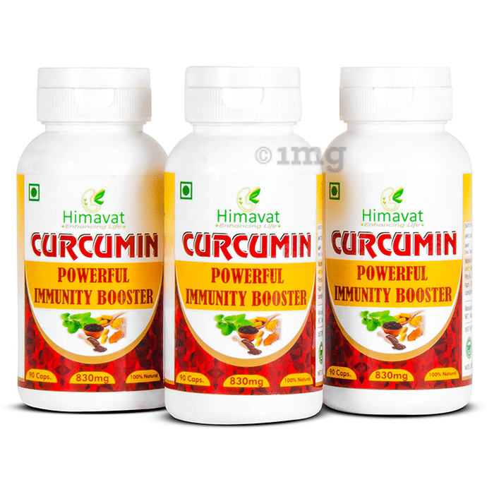 Himavat Curcumin Powerful Immunity Booster Capsule (90 Each)