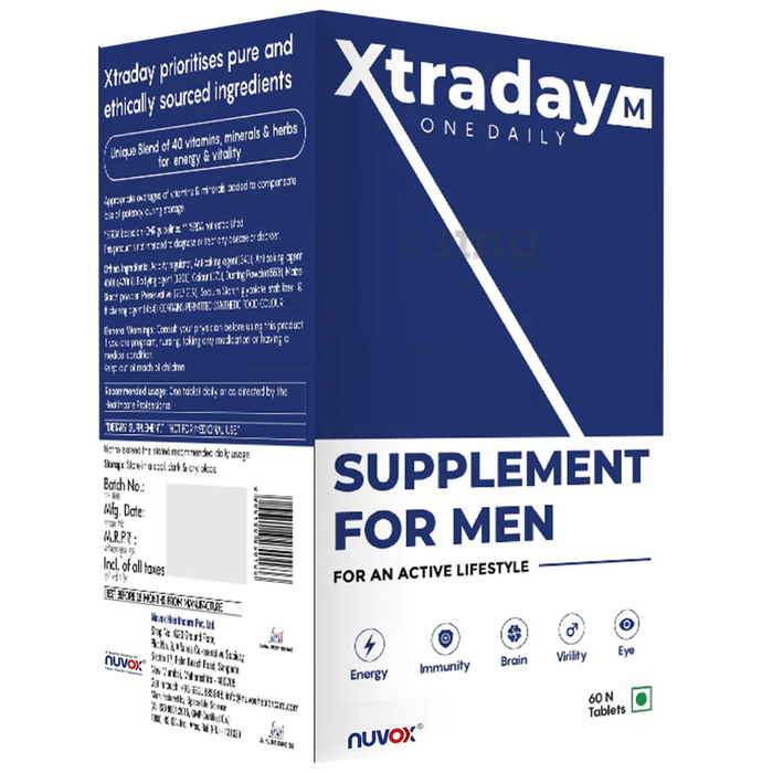 Nuvox Xtraday Supplement Tablet for Men