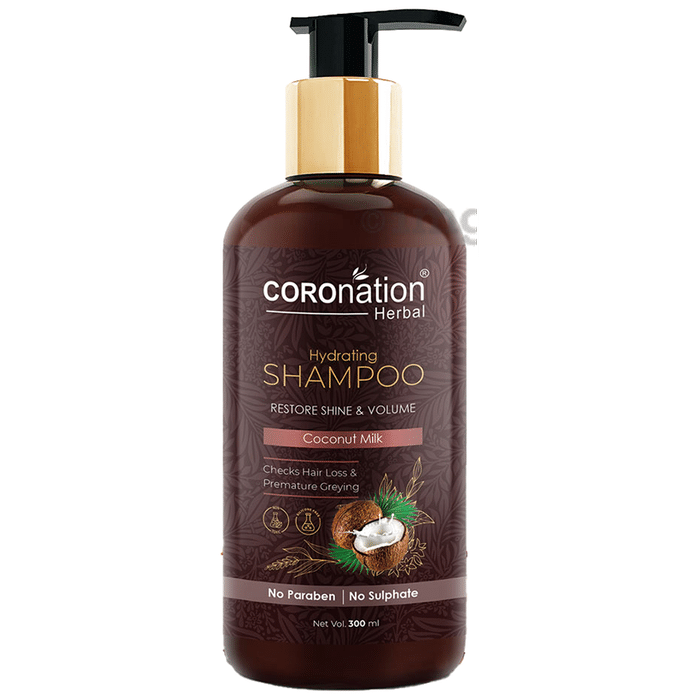 Coronation Herbal Coconut Milk Hydrating Shampoo (300ml Each)