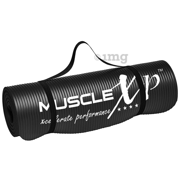 MuscleXP Yoga Mat 10mm Black