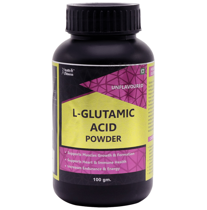 HealthVit Fitness L-Glutamic Acid Powder Unflavoured