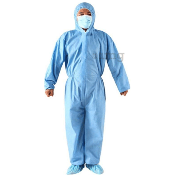 DCG 3 Ply PPE Suit (75 GSM) XL Blue