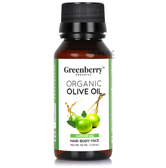 Greenberry Organics Organic Olive Hair, Body & Face Carrier Oil