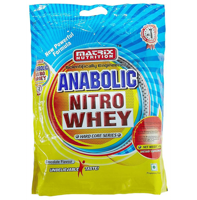 Matrix Nutrition Anabolic Nitro Whey Protein Powder Chocolate