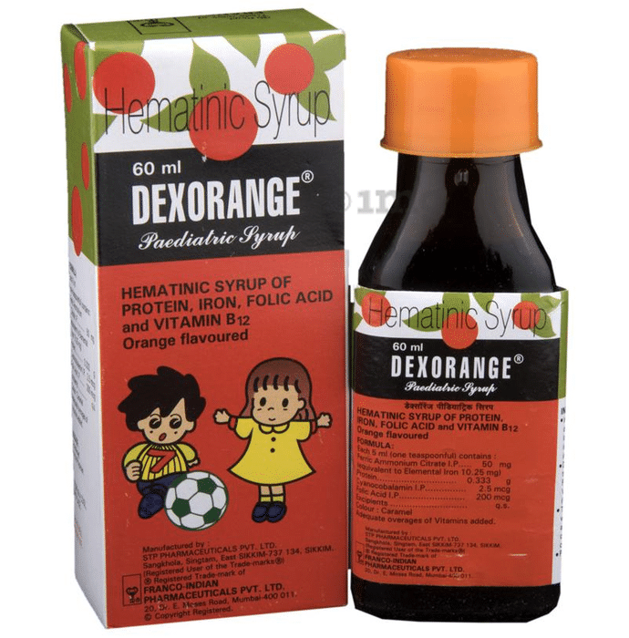 Dexorange Paediatric Syrup Orange