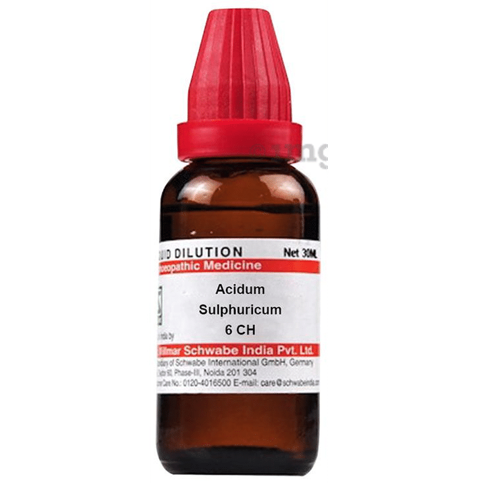 Dr Willmar Schwabe India Acidum Sulphuricum Dilution 6 CH