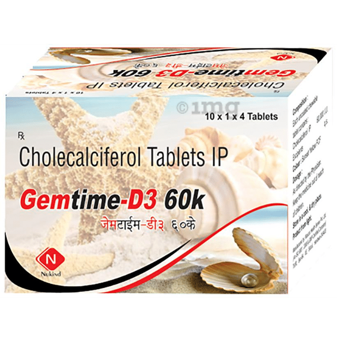Gemtime-D3 60K Tablet