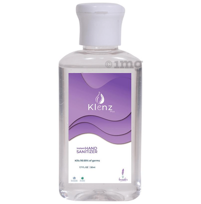Klenz Plus Instant Hand Sanitizer (50ml Each) Lavender