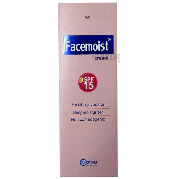 Facemoist Cream SPF 15 | Facial Rejuvenator & Daily Moisturiser | Non-Comedogenic