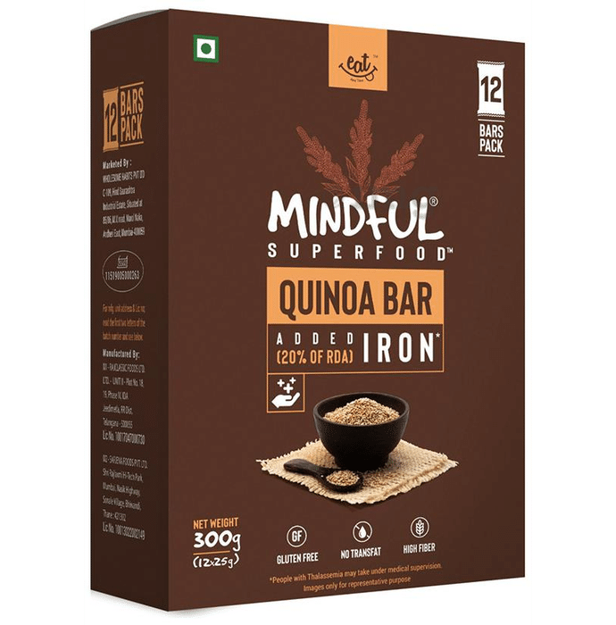 Eat Anytime Mindful Superfood Bar (25gm Each) Quinoa