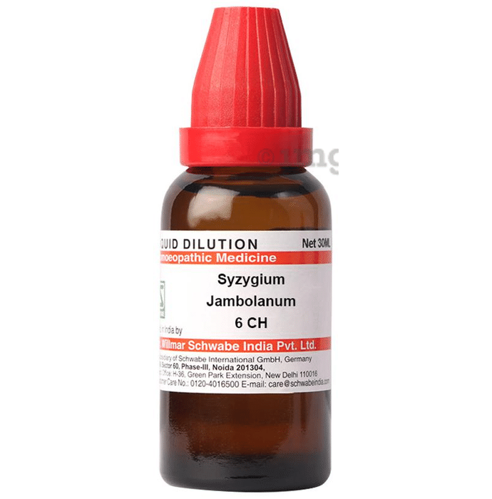 Dr Willmar Schwabe India Syzygium Jambolanum Dilution 6 CH