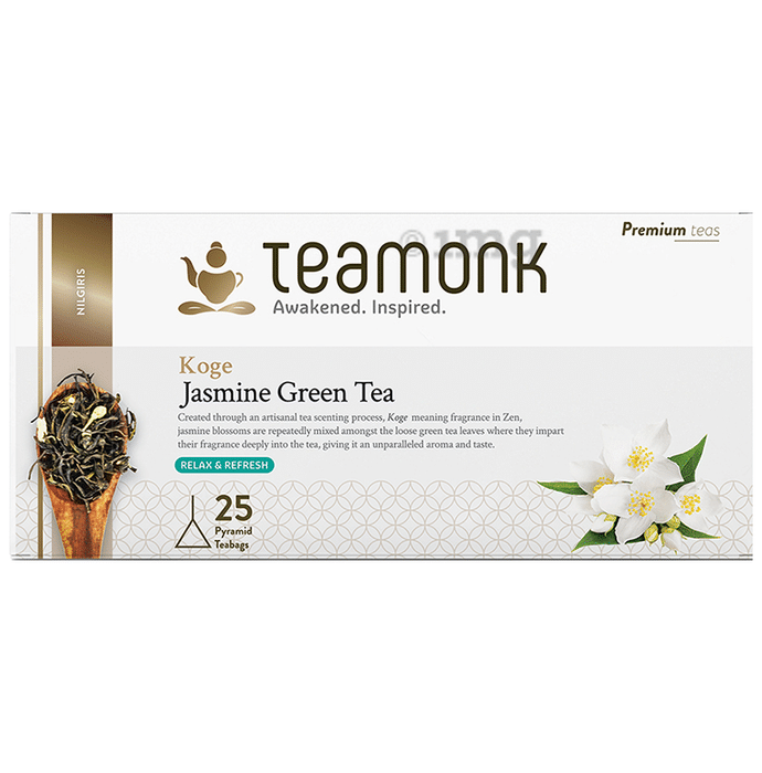 Teamonk Nilgiris Green Tea Bag (2gm Each) Jasmine