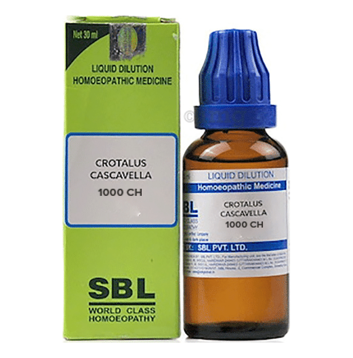 SBL Crotalus Cascavella Dilution 1000 CH