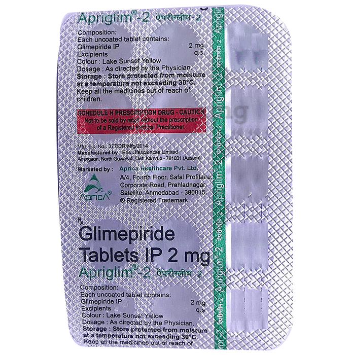 Apriglim 2 Tablet