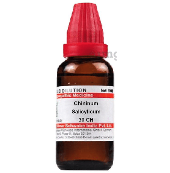 Dr Willmar Schwabe India Chininum Salicylicum Dilution 30 CH