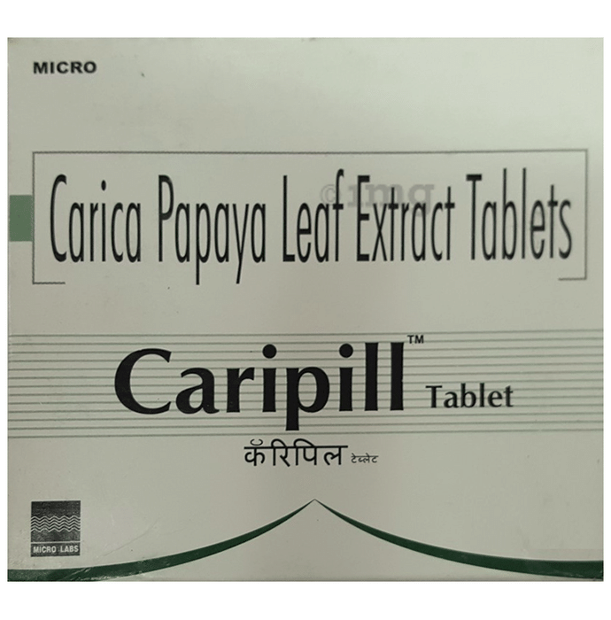 Caripill Carica Papaya Leaf Extract Tablet